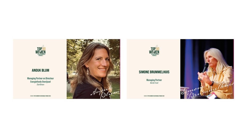 Twee topvrouwen StartGreen in de Top 50 WIFS